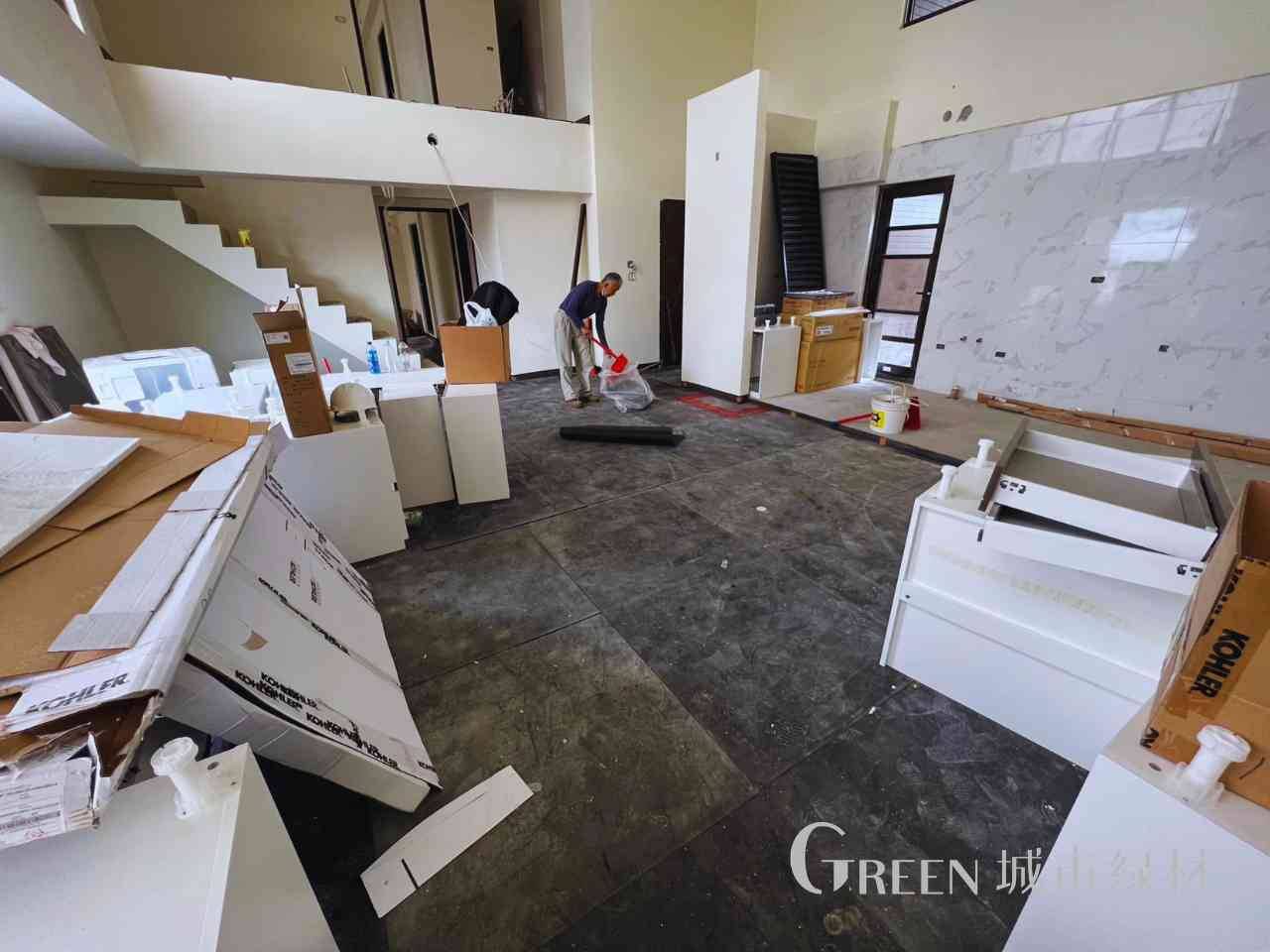 天母峰雅樓板隔音施工實績